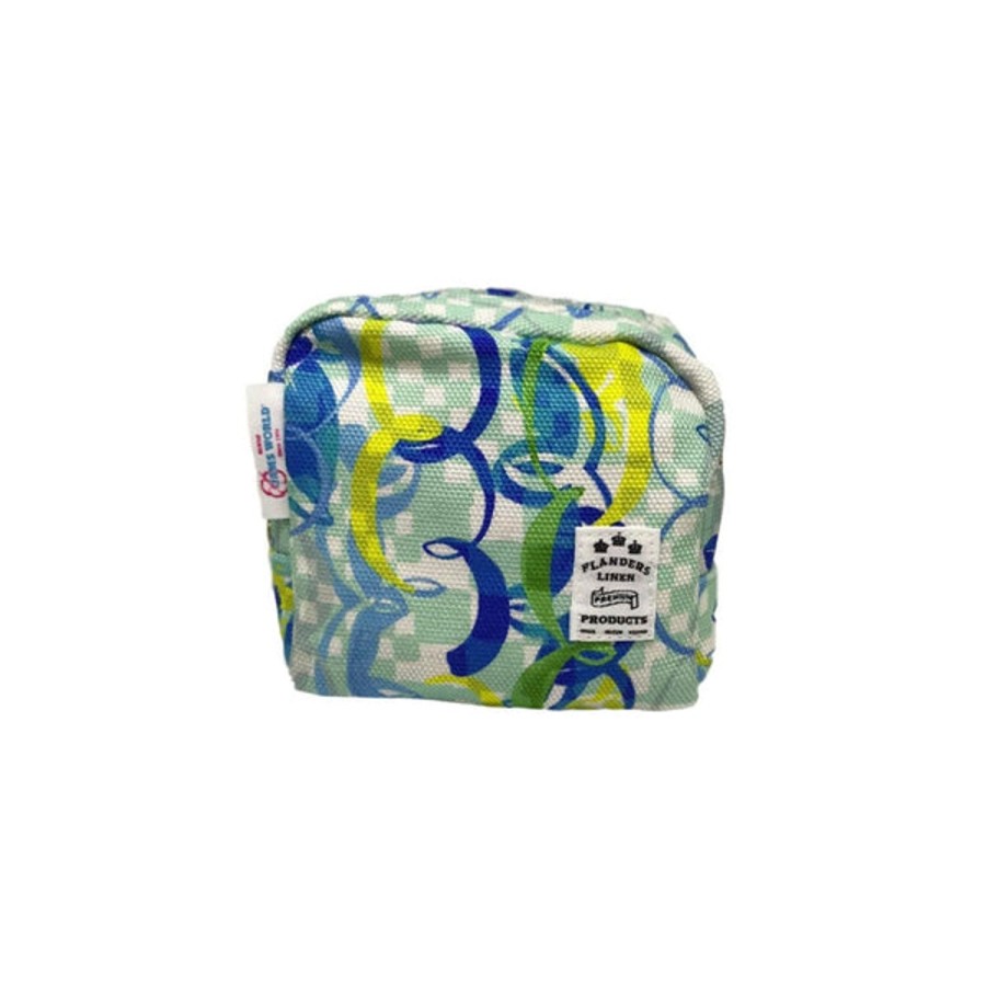 Women Jams World Pouches, Totes, & Bags | Flanders Box Pouch - Ocean Party