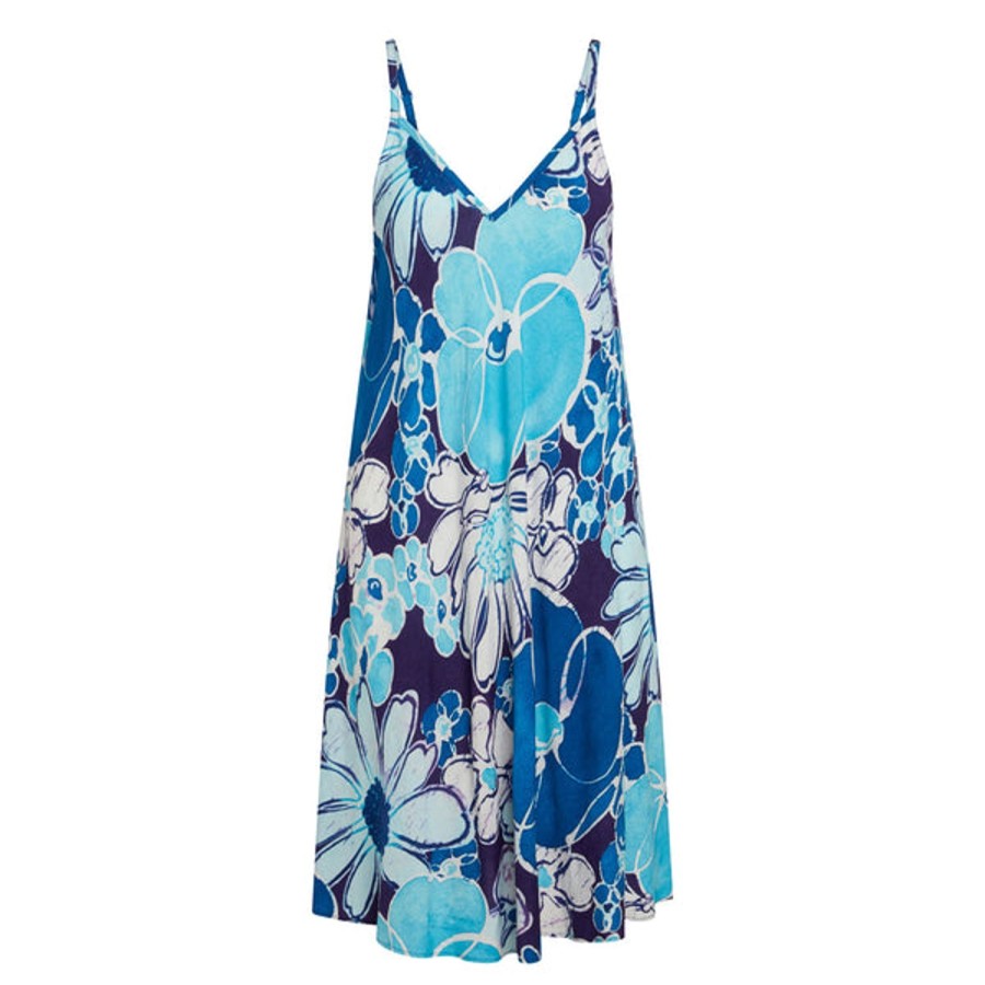 Women Jams World Beach Dresses | Sundress - Cool Blue