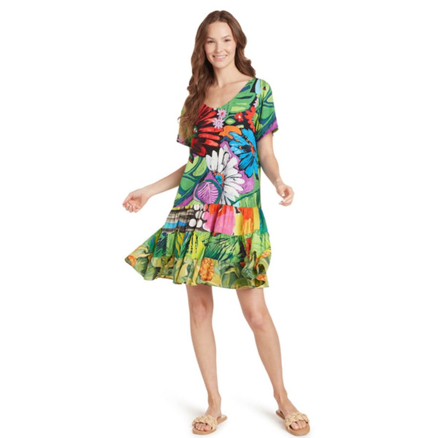 Women Jams World Beach Dresses | Hattie Dress - Flower Vibes