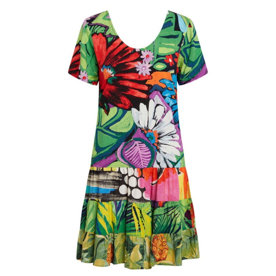 Women Jams World Beach Dresses | Hattie Dress - Flower Vibes