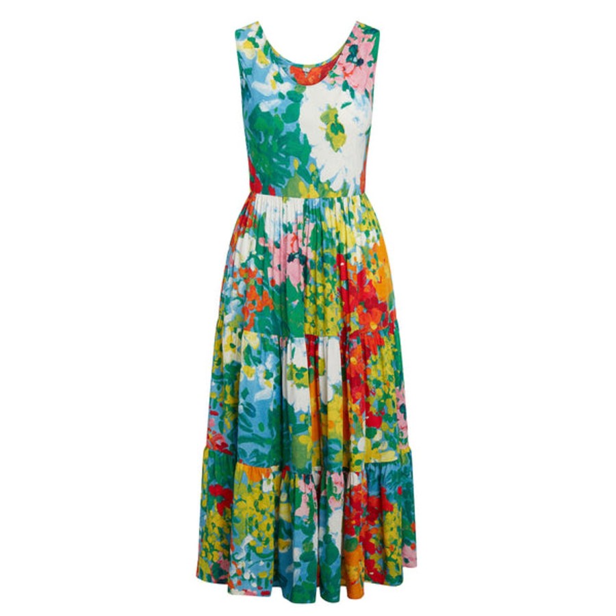 Women Jams World Beach Dresses | Long Ruffle Dress - Jubilee