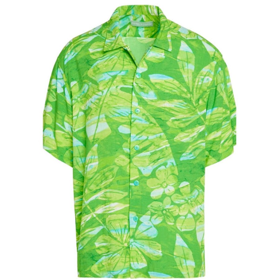 Men Jams World Retro Rayon Shirts | Men'S Retro Shirt - Seagrass