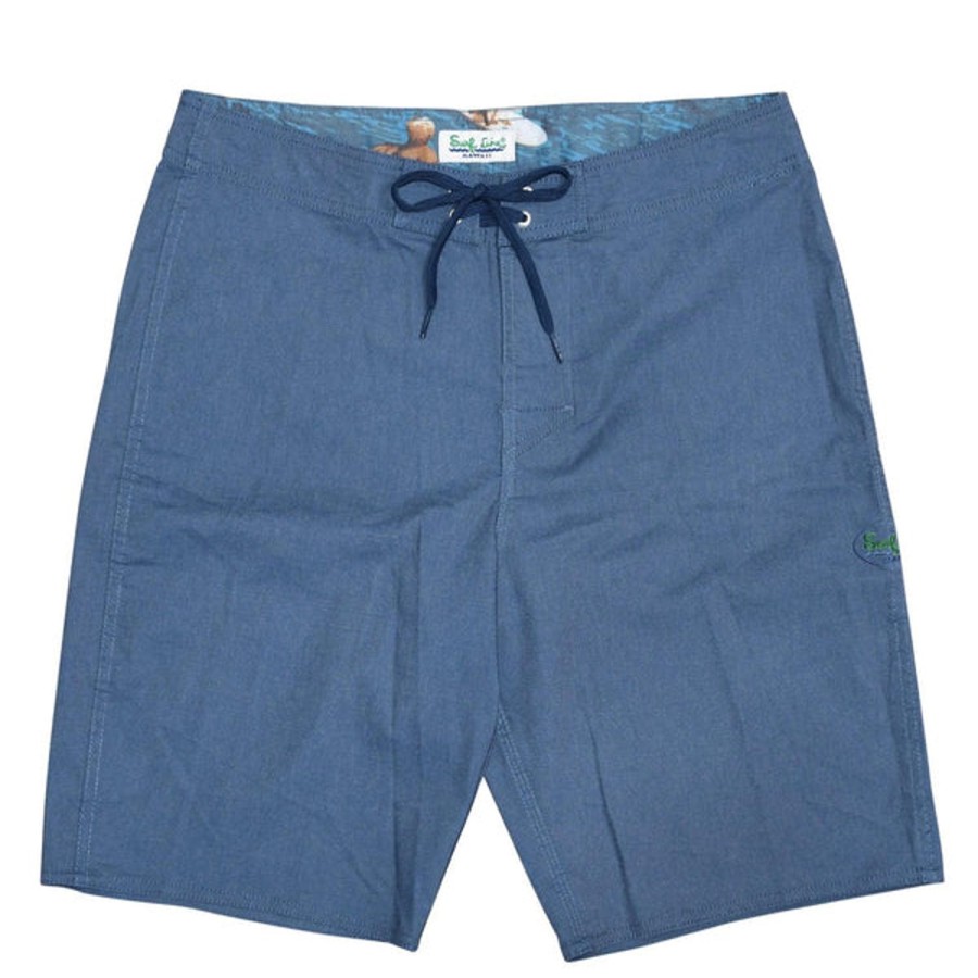 Men Jams World Classic Boardshorts | Men'S Classic Solid Boardshort - Navy Big Wave