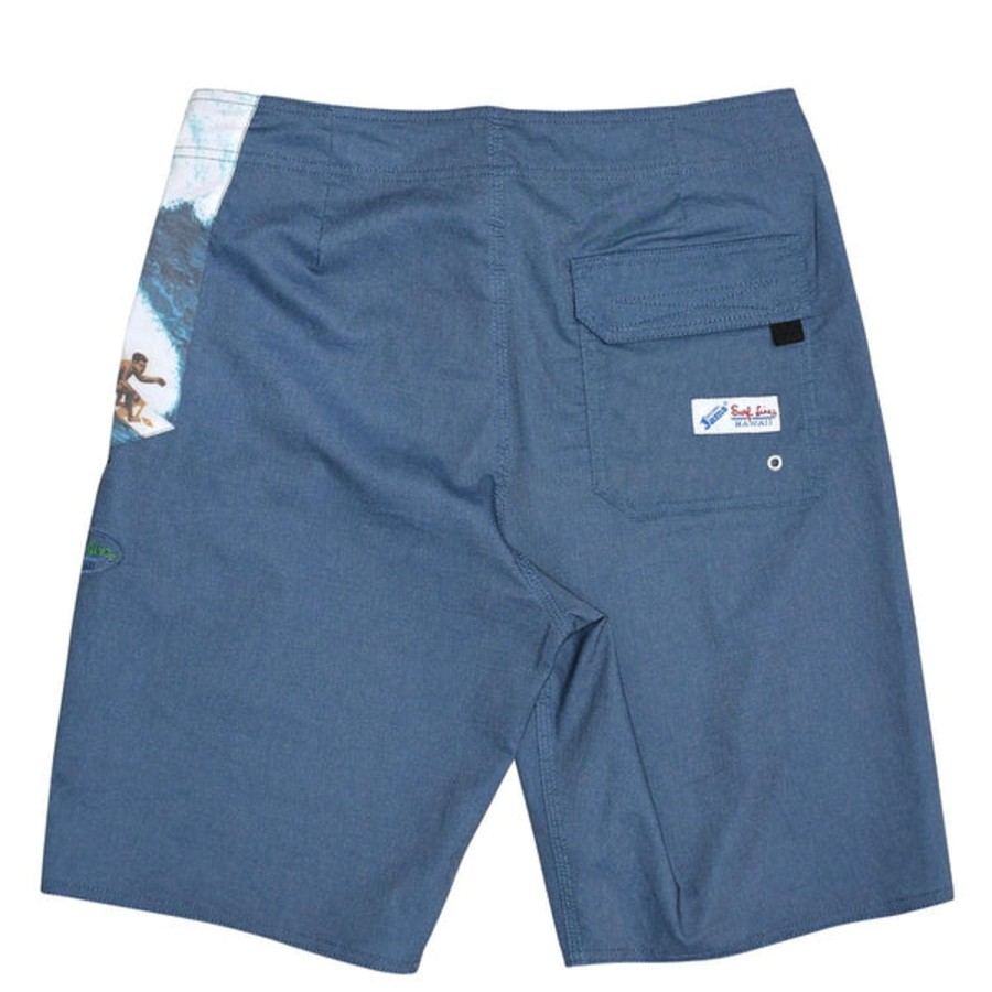 Men Jams World Classic Boardshorts | Men'S Classic Solid Boardshort - Navy Big Wave