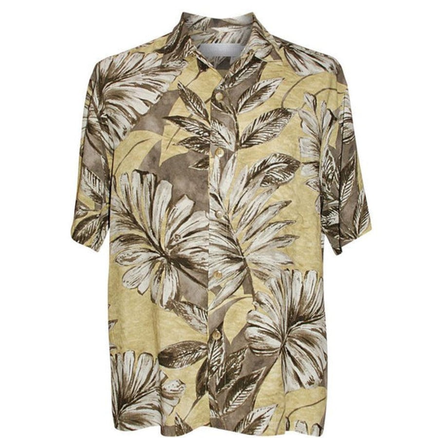 Men Jams World Retro Rayon Shirts | Men'S Retro Shirt - Kona Coast Taupe