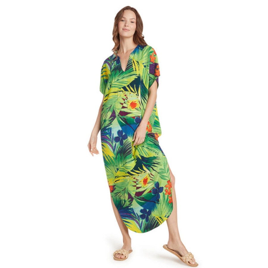 Women Jams World Beach Dresses | Casablanca Dress - Jungle Palm