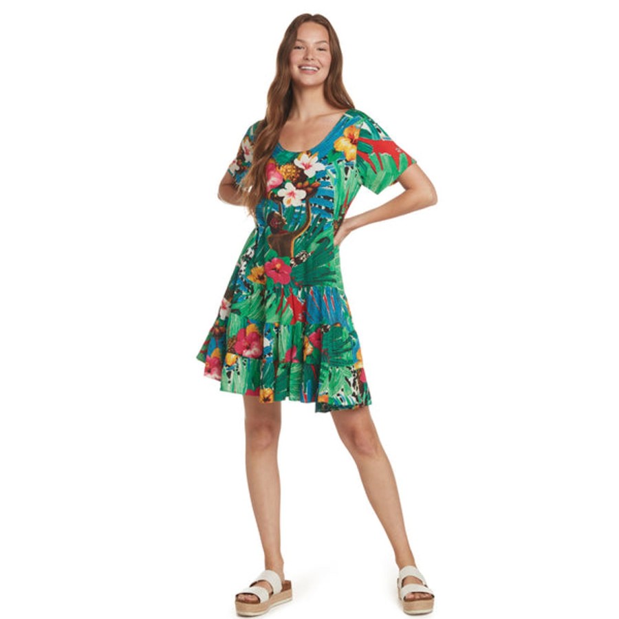 Women Jams World Beach Dresses | Hattie Dress - Tropicala