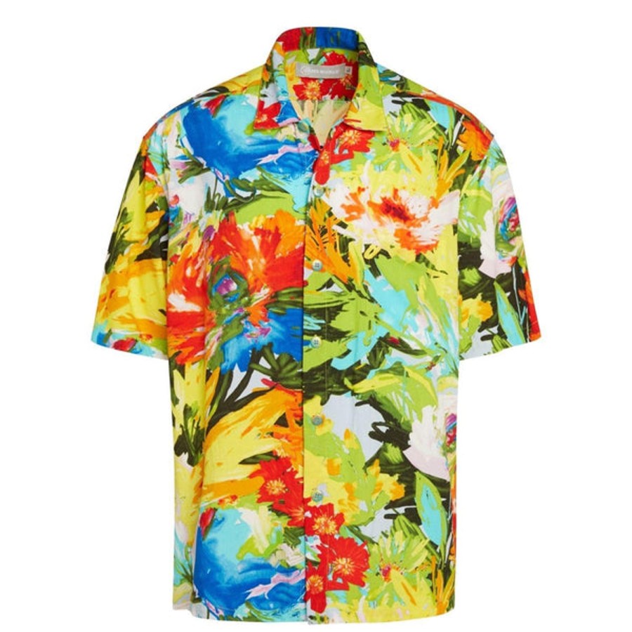 Men Jams World Retro Rayon Shirts | Men'S Retro Shirt - Floral Breeze