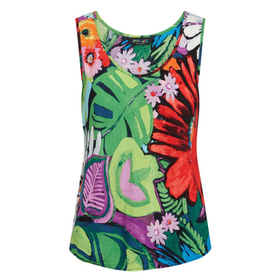 Women Jams World Tank Top | Print Tank - Flower Vibes