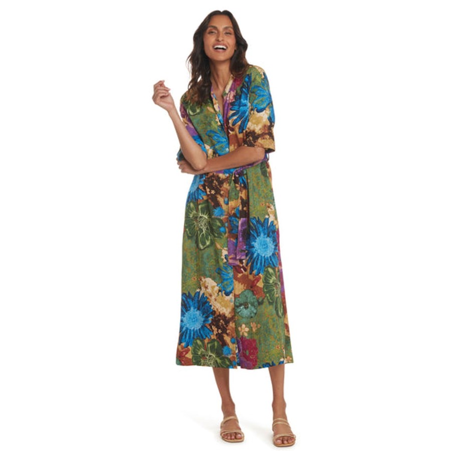 Women Jams World Beach Dresses | Button-Down Dress - Florica