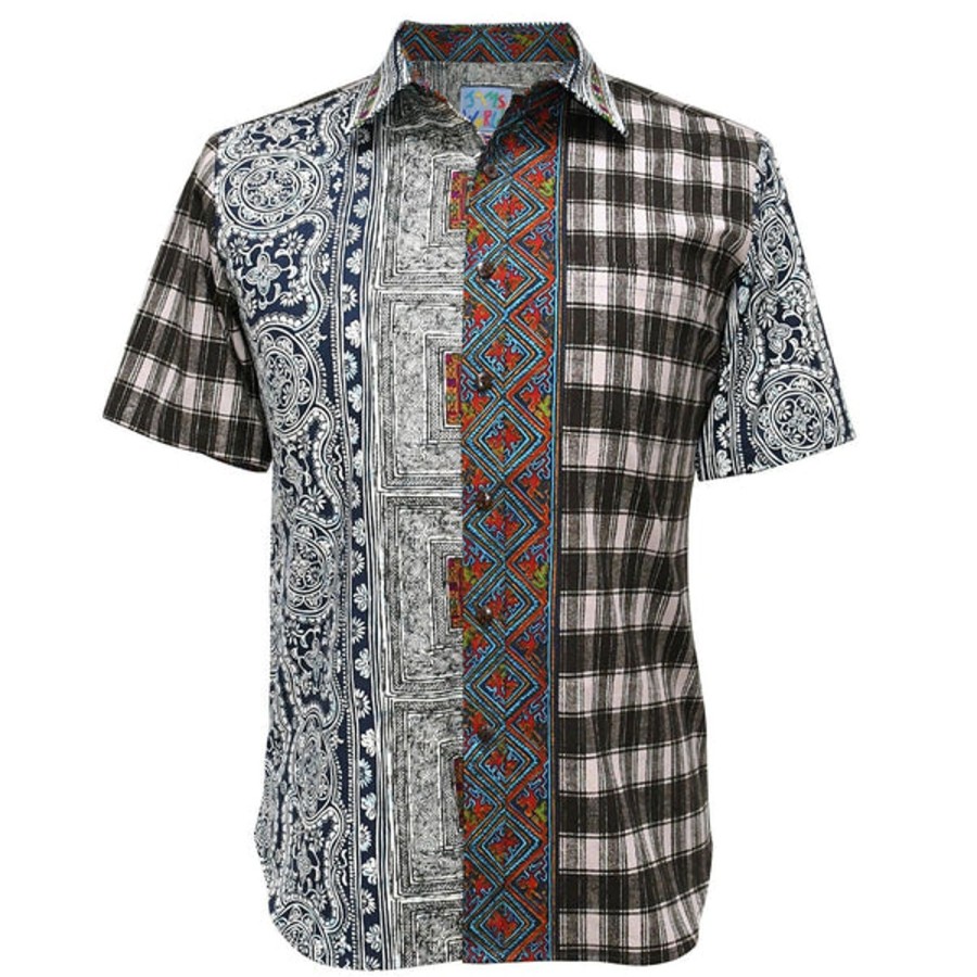 Men Jams World Cotton Shirts | Men'S Archival Collection Modern Fit Shirt - Antique