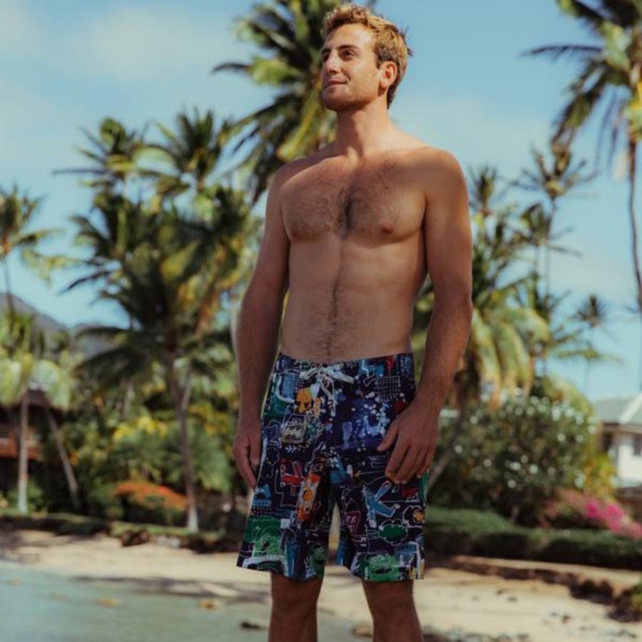 Men Jams World Classic Boardshorts | Men'S Classic Boardshort - Clash Navy