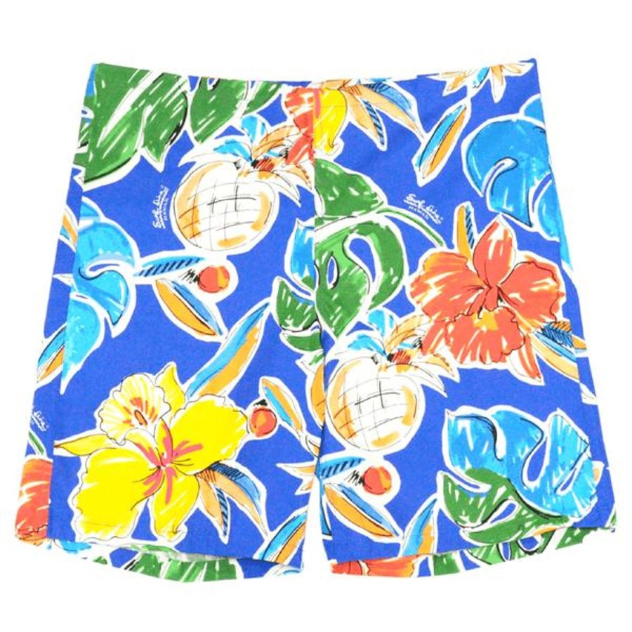 Men Jams World Shorts | Original Jams Shorts - Pineapple Hibiscus Blue