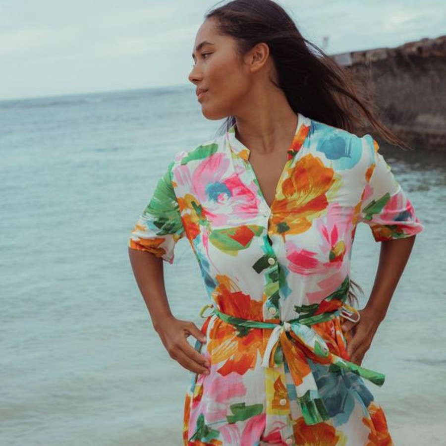 Women Jams World Beach Dresses | Button-Down Dress - Madison