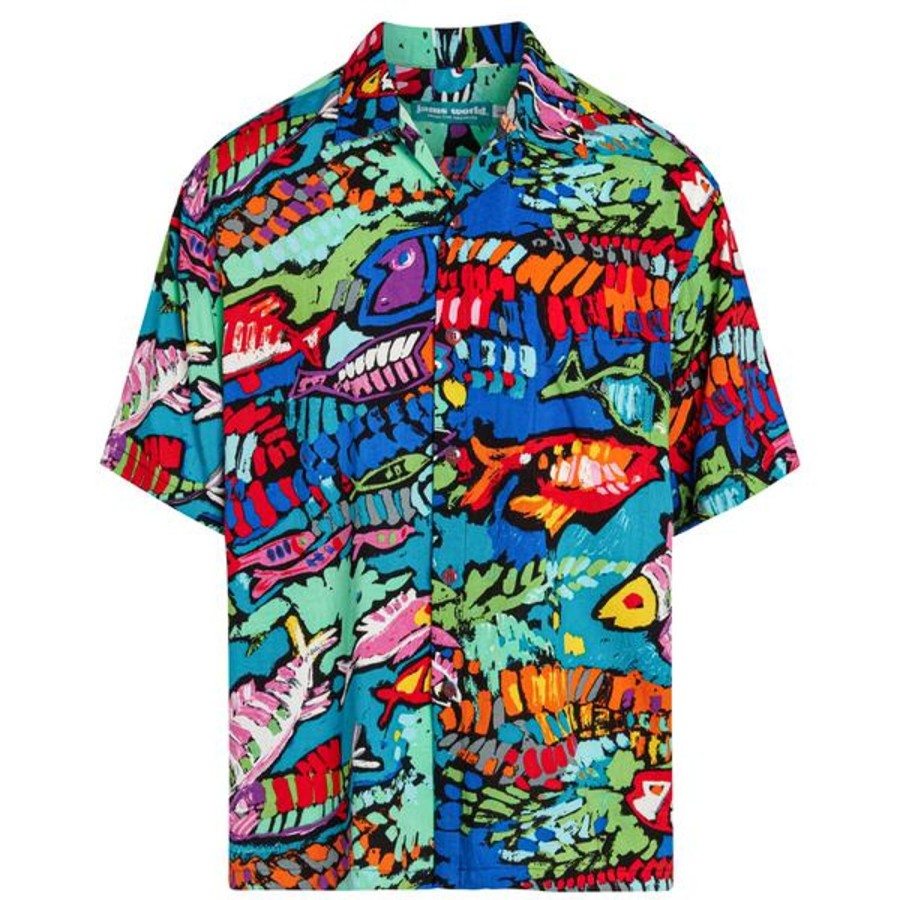 Men Jams World Retro Rayon Shirts | Men'S Retro Shirt - Reef