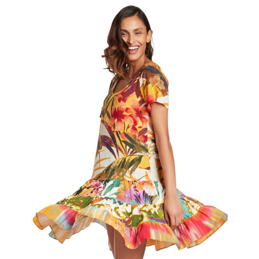 Women Jams World Beach Dresses | Hattie Dress - Amber Oasis