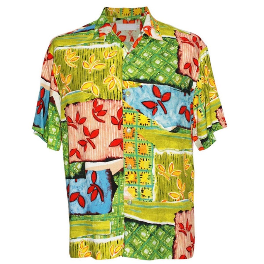 Men Jams World Retro Rayon Shirts | Men'S Retro Shirt - Medley Mix