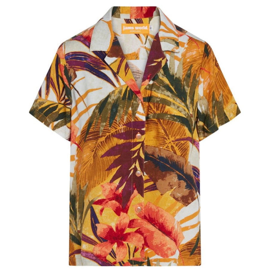 Women Jams World Print Top | Print Top - Amber Oasis