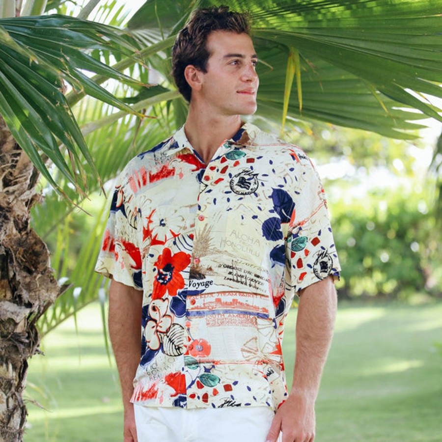 Men Jams World Retro Rayon Shirts | Men'S Retro Shirt - Passport