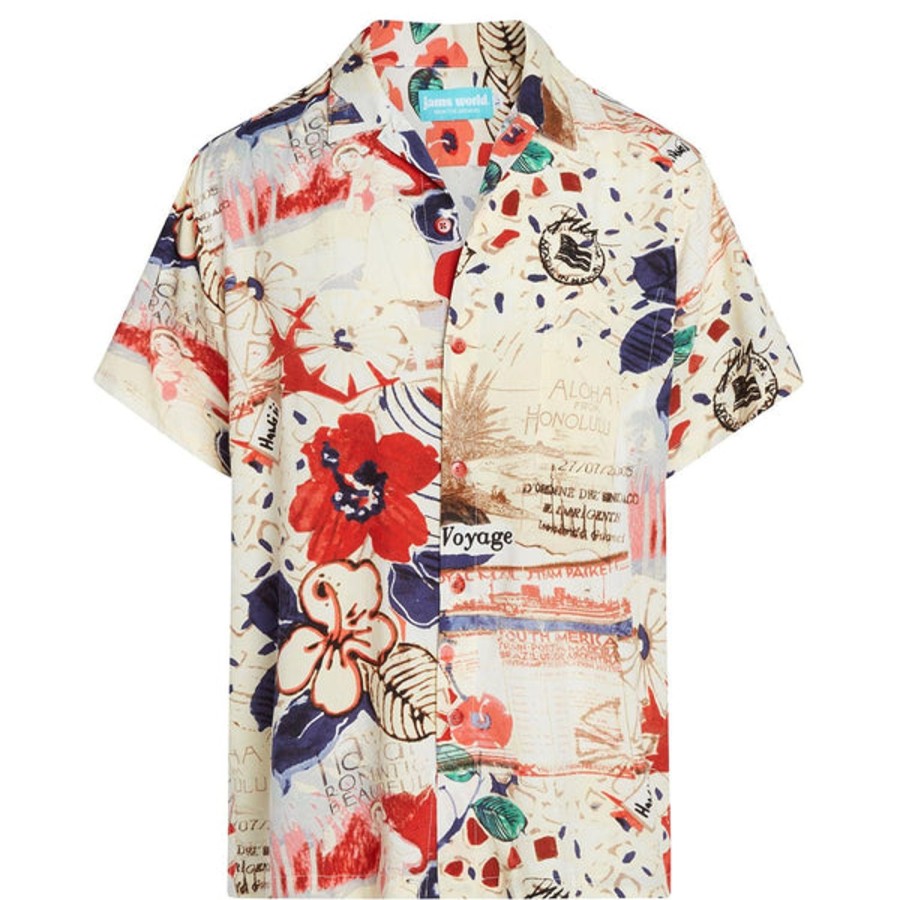 Men Jams World Retro Rayon Shirts | Men'S Retro Shirt - Passport