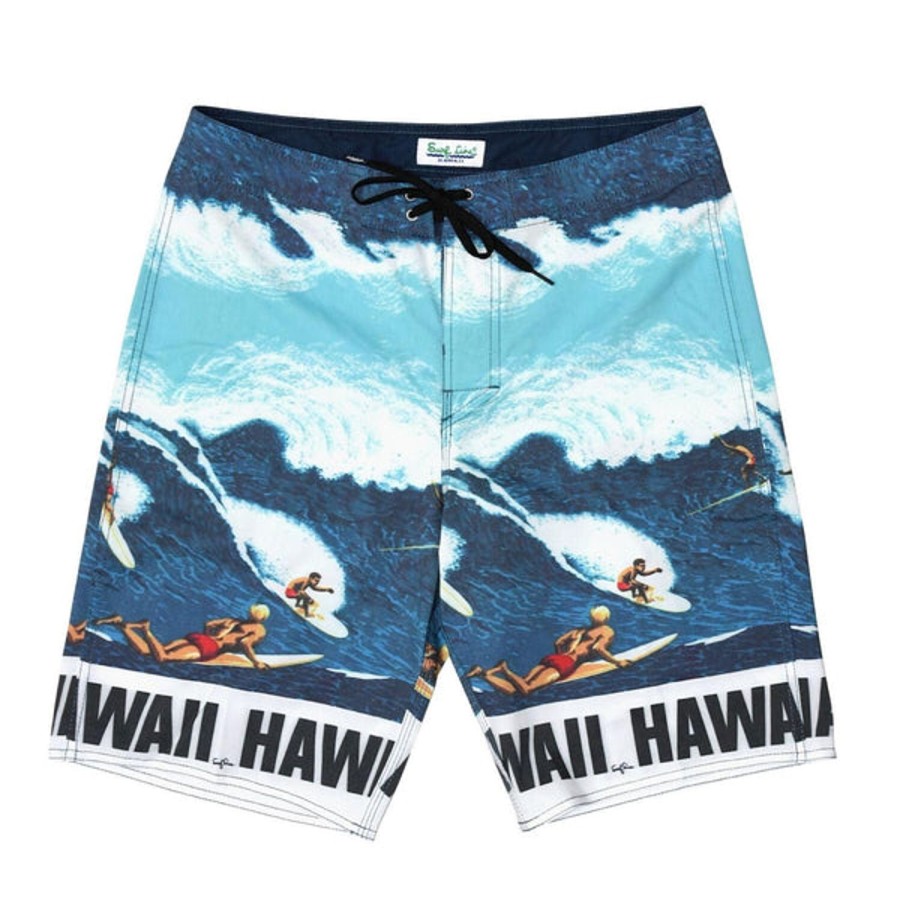 Men Jams World Classic Boardshorts | Men'S Classic Boardshorts - Big Wave Blue