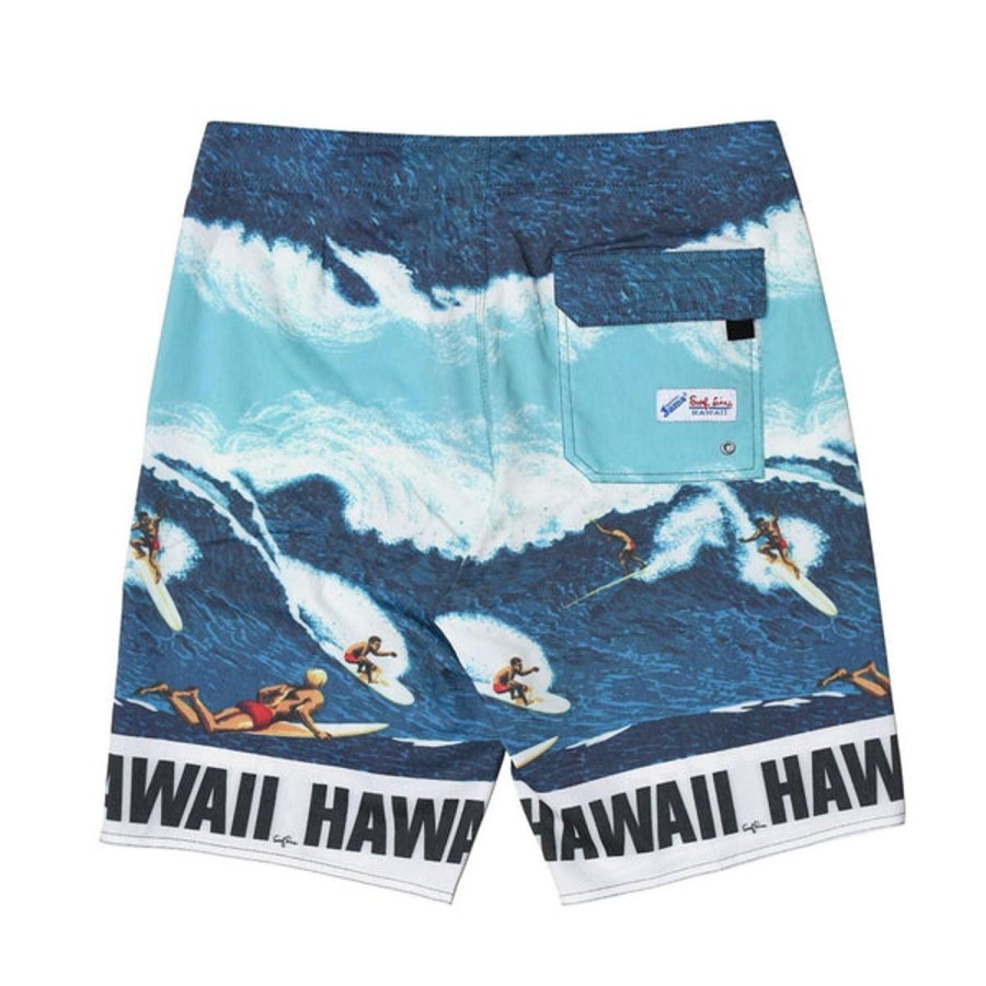 Men Jams World Classic Boardshorts | Men'S Classic Boardshorts - Big Wave Blue