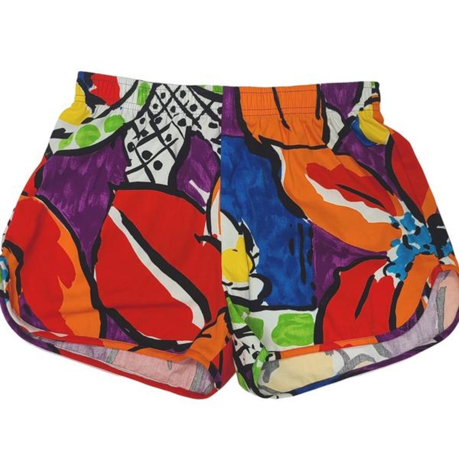 Women Jams World Cheeter Shorts | Cheeter Shorts - Jungle Paint Magenta