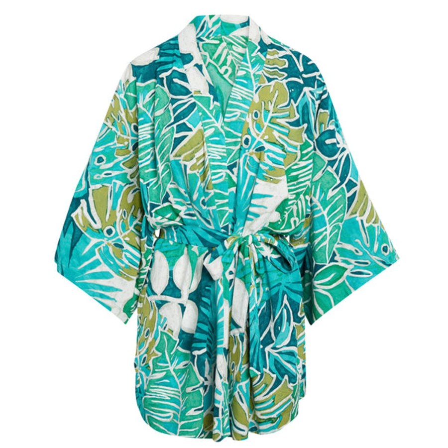 Women Jams World Short Kimono Robes | Short Kimono Robe - Garden Isle