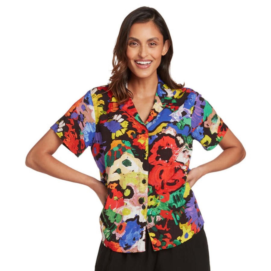 Women Jams World Print Top | Print Top - Marbella