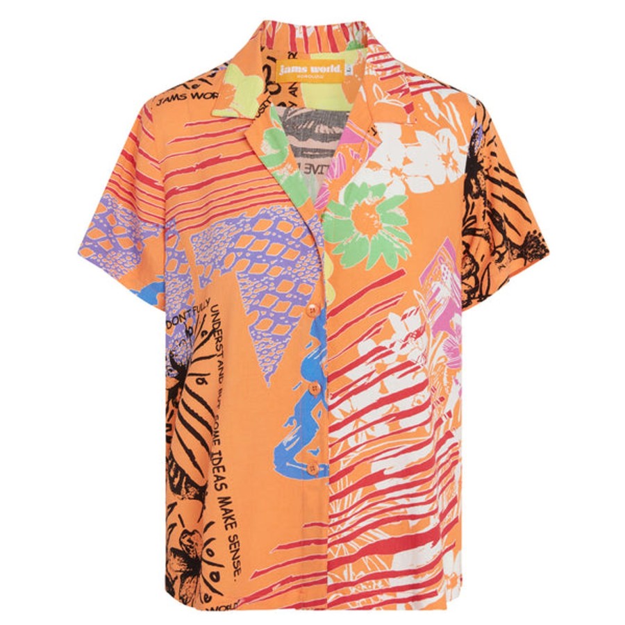 Women Jams World Print Top | Print Top - Farfalle