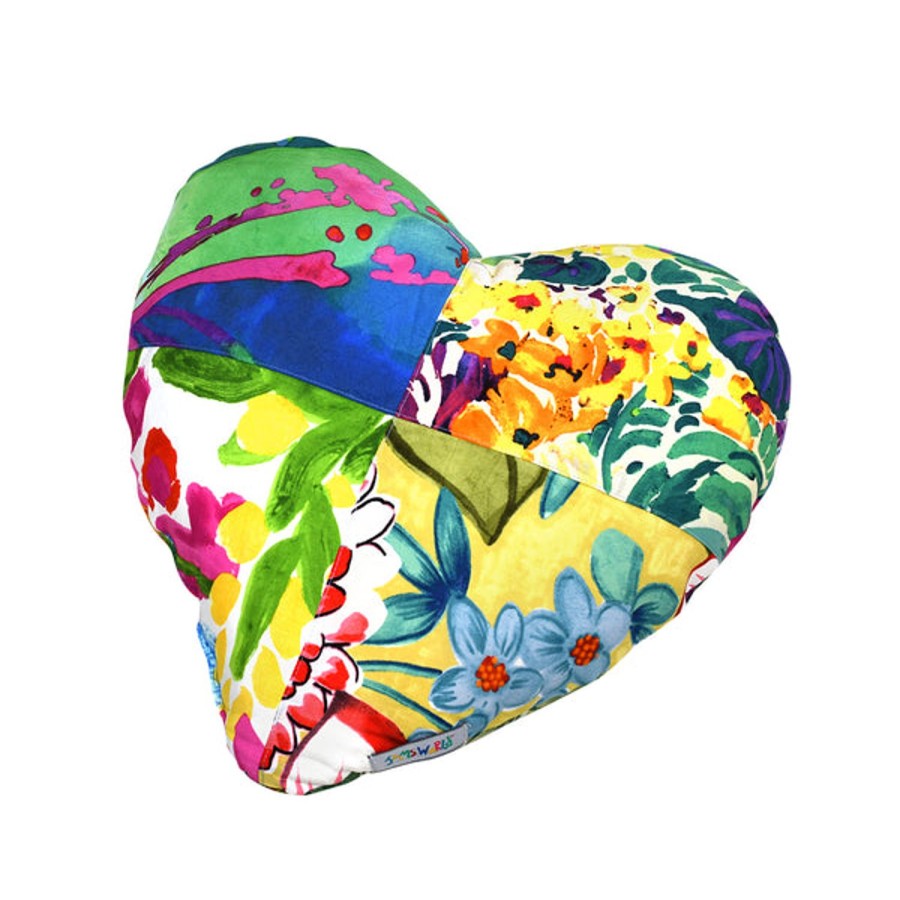 Women Jams World Quilts & Pillows | Patch Work Heart Pillow