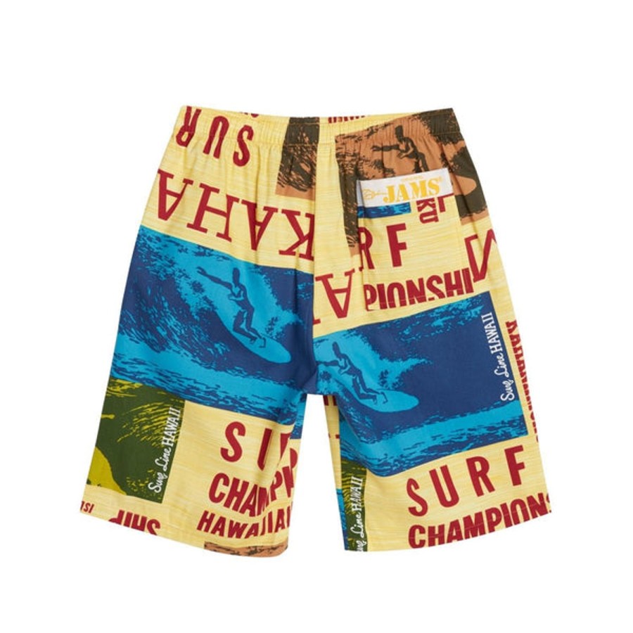 Men Jams World Shorts | Men'S Super Jams - Surf Contest Yellow