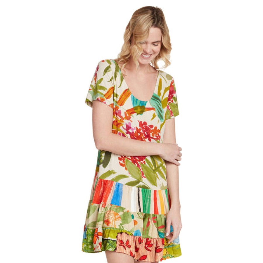 Women Jams World Beach Dresses | Hattie Dress - Topiary