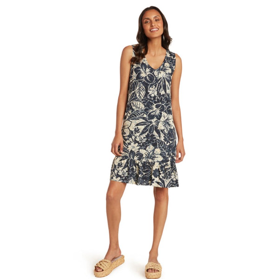 Women Jams World Beach Dresses | Ruffle Dress - Koa Indigo