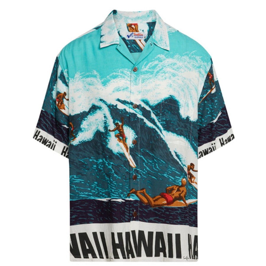 Men Jams World Retro Rayon Shirts | Men'S Retro Shirt - Big Wave