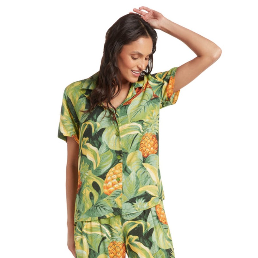 Women Jams World Print Top | Print Top - Pina Pa'Ina