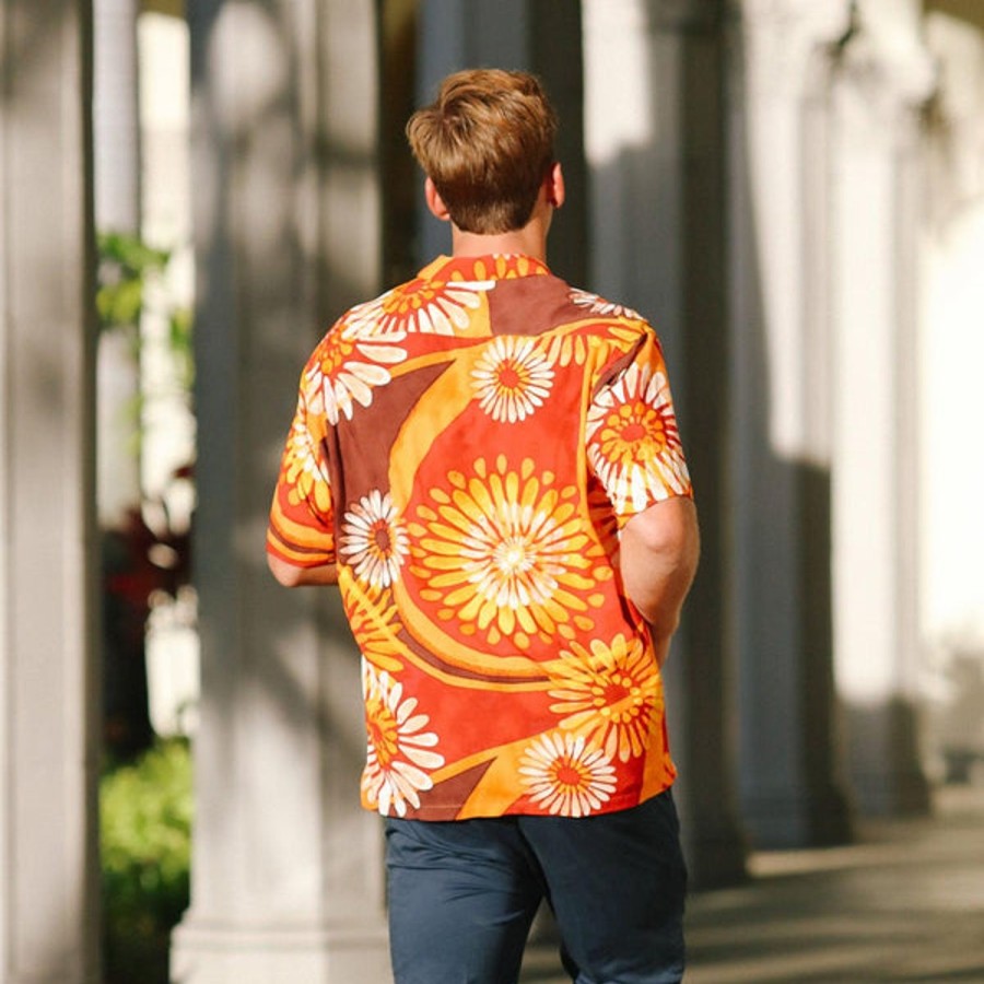 Men Jams World Retro Rayon Shirts | Men'S Retro Shirt - Flower Explosion