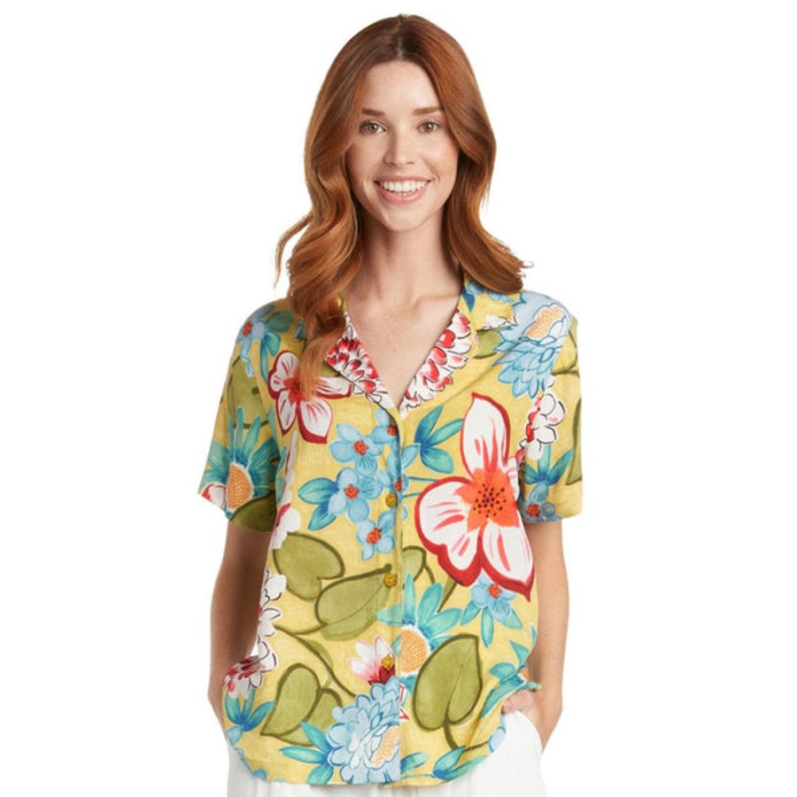 Women Jams World Print Top | Print Top - Riesling