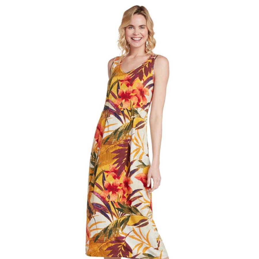 Women Jams World Beach Dresses | Janice Dress - Amber Oasis