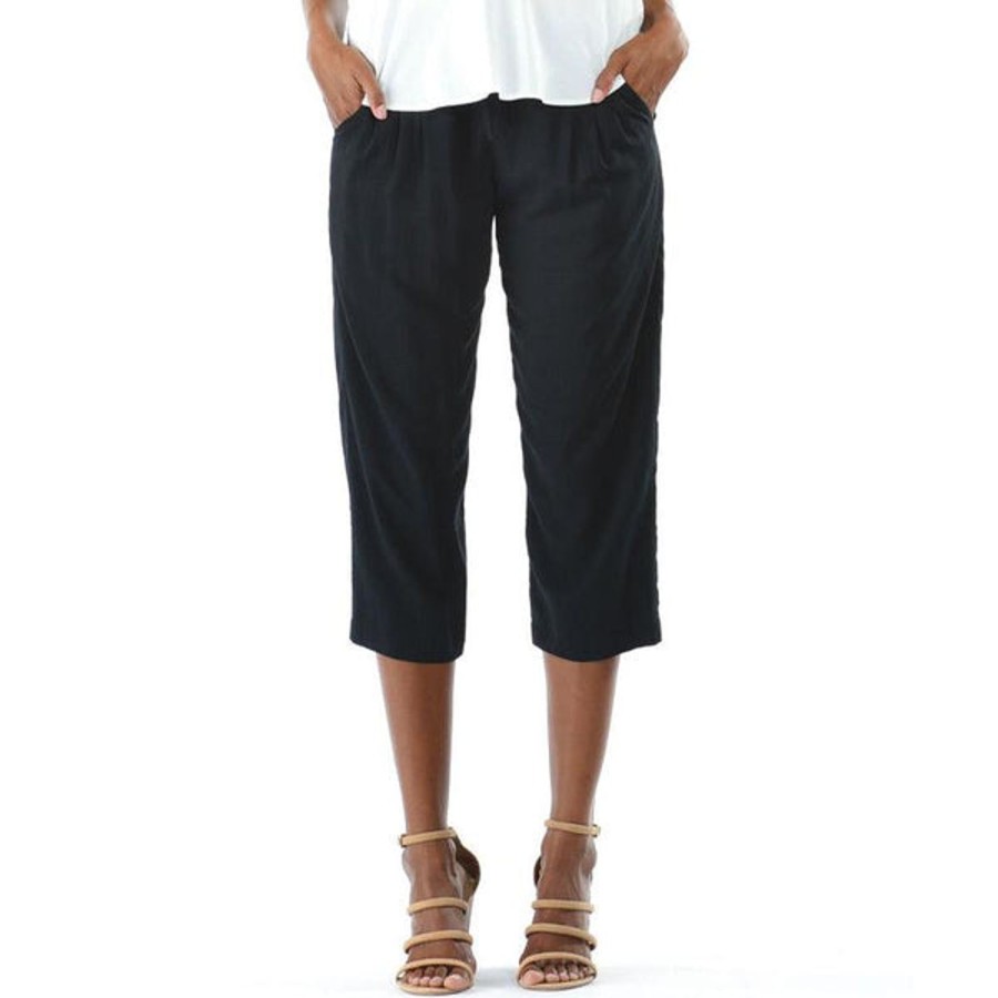 Women Jams World Pants | Solid Beach Pant - Black