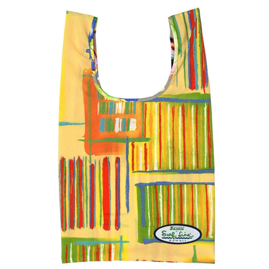 Women Jams World Pouches, Totes, & Bags | Realoha "Reusable Tote Bag" - Arcade Yellow