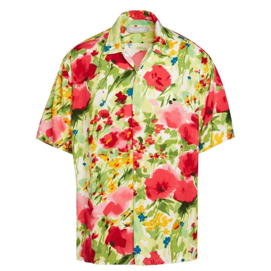 Men Jams World Retro Rayon Shirts | Men'S Retro Shirt - Morning Glory