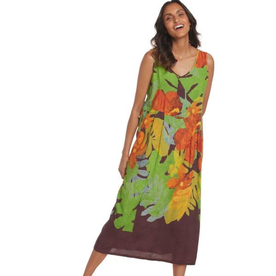 Women Jams World Beach Dresses | Janice Dress - Kula Brown