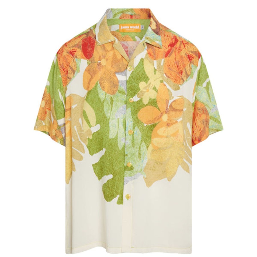 Men Jams World Retro Rayon Shirts | Men'S Retro Shirt - Kula White