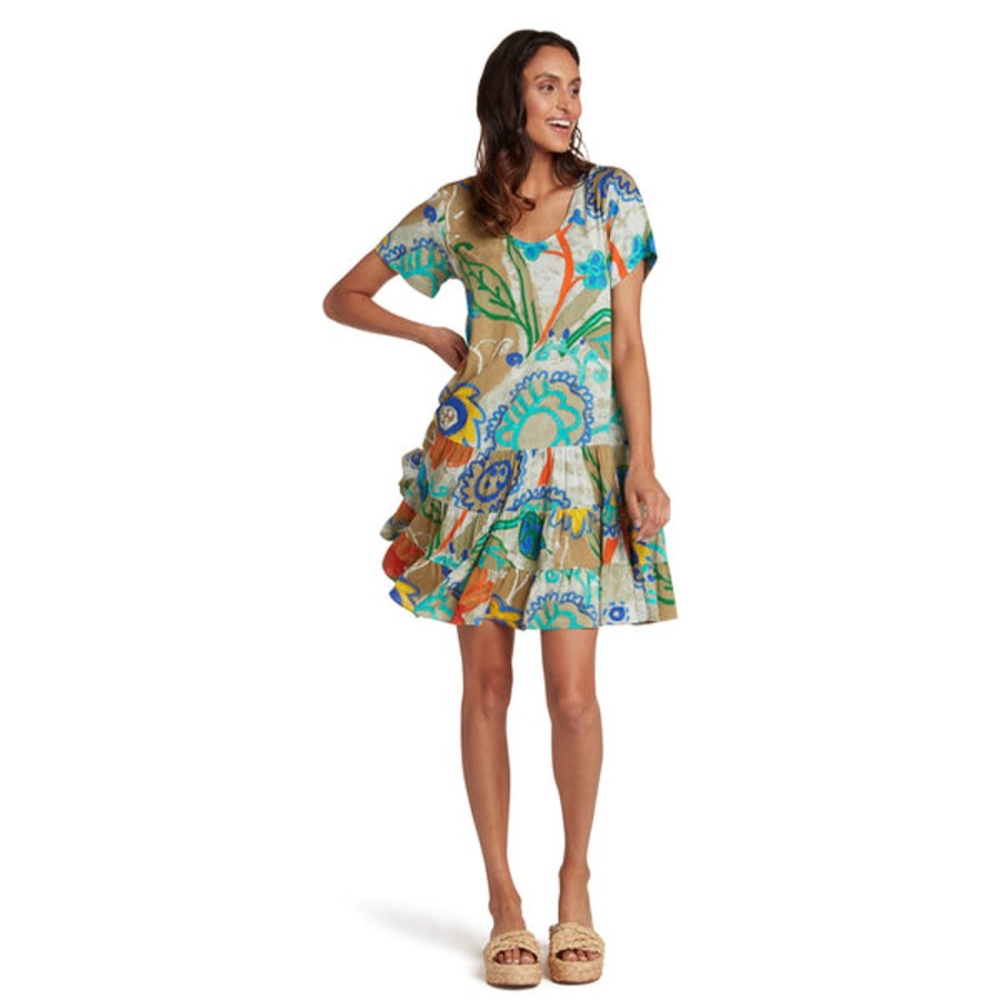 Women Jams World Beach Dresses | Hattie Dress - Country Flora