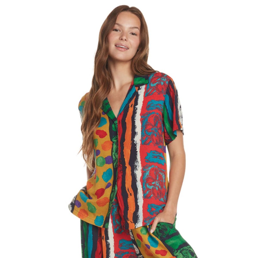 Women Jams World Print Top | Print Top - Rainier