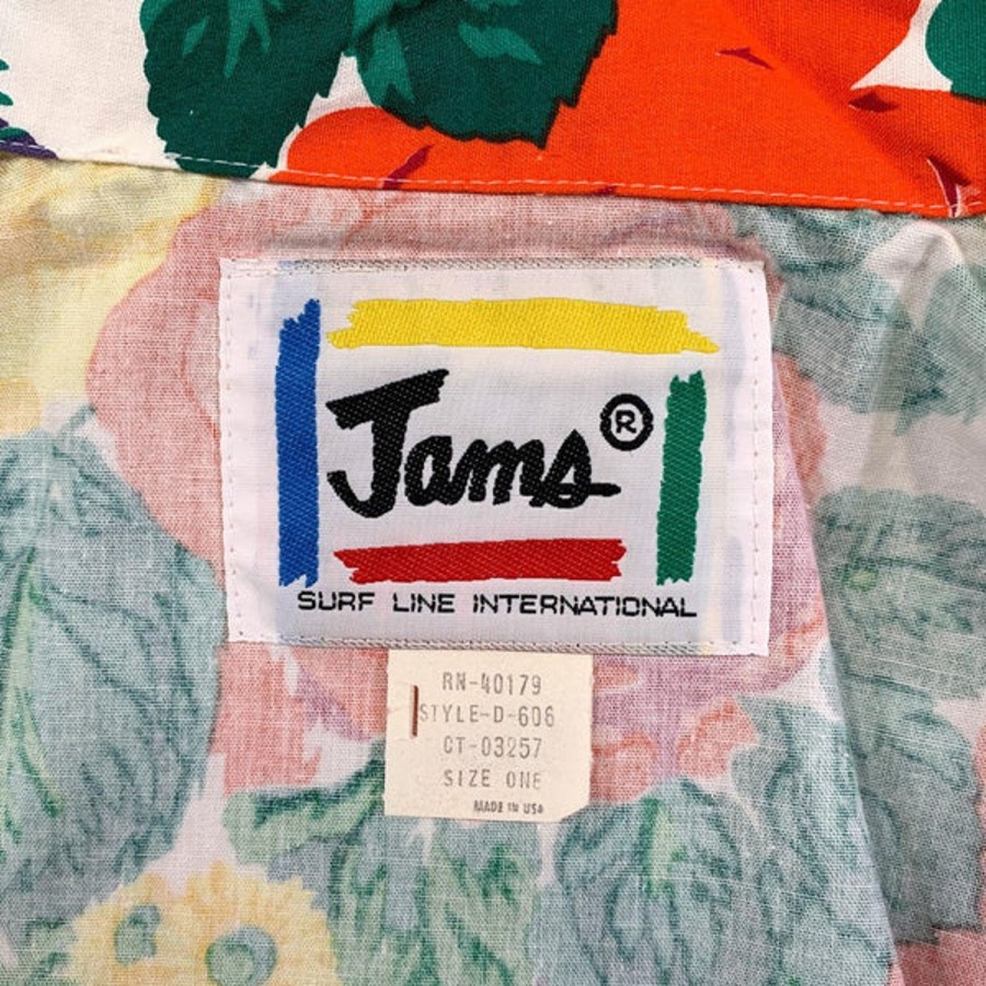 Men Jams World Blazers | 1980'S Original Jams Surf Line International Blazer - White Floral