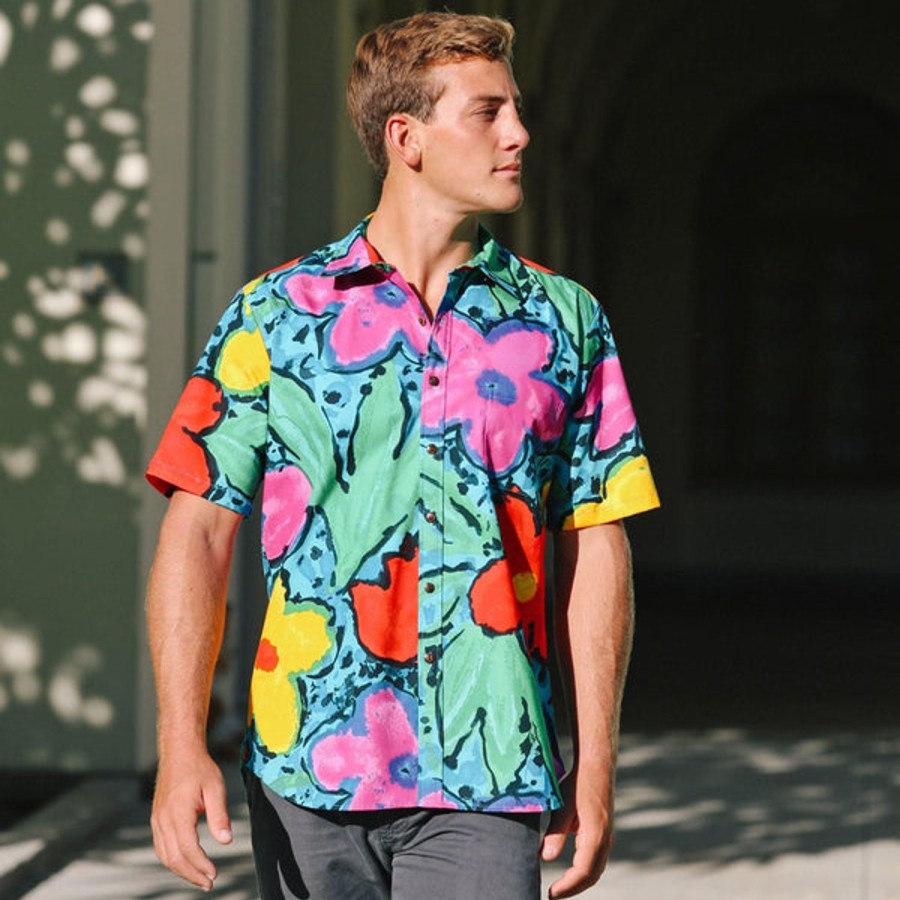 Men Jams World Cotton Shirts | Men'S Archival Collection Modern Fit Shirt - Nohea Iki