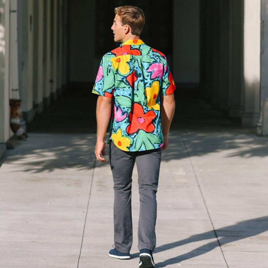 Men Jams World Cotton Shirts | Men'S Archival Collection Modern Fit Shirt - Nohea Iki