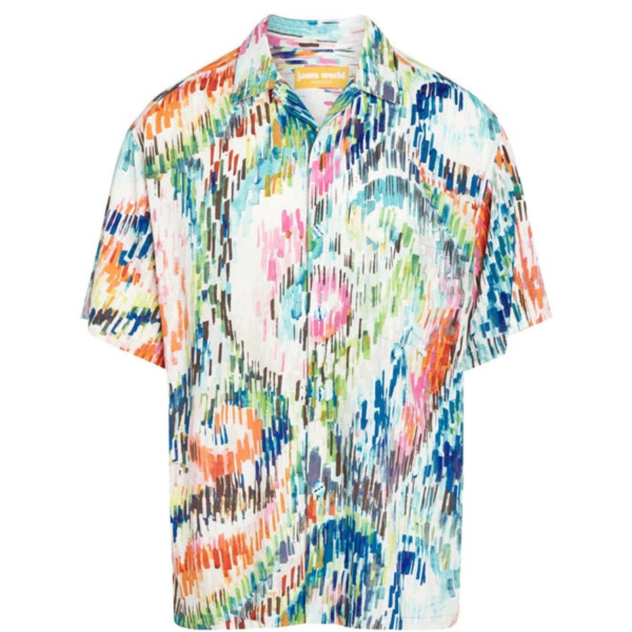 Men Jams World Retro Rayon Shirts | Men'S Retro Shirt - Paisley Rain